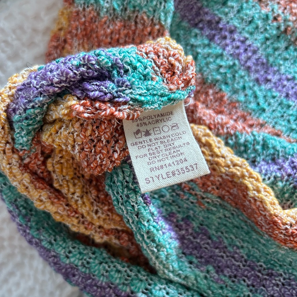 Hem & Thread Multicolor Lightweight Sweater - image 4